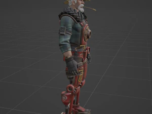 Farmer Steel - Fortnite 3D Model