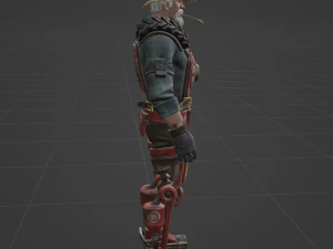 Farmer Steel - Fortnite 3D Model