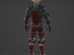 Farmer Steel - Fortnite 3D 模型