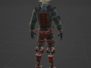 Farmer Steel - Fortnite 3D Model