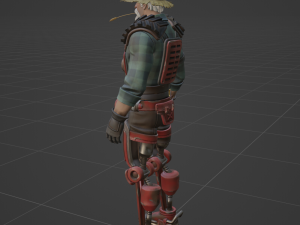 Farmer Steel - Fortnite 3D 模型