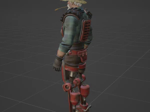 Farmer Steel - Fortnite 3D Model