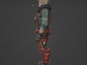 Farmer Steel - Fortnite 3D 模型