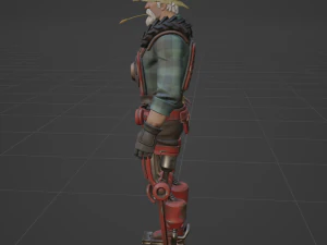 Farmer Steel - Fortnite 3D Model