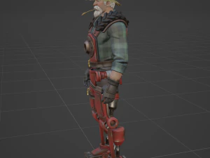 Farmer Steel - Fortnite 3D Model