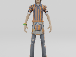 Dennis - Fortnite Modelo 3D
