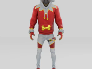 Doggo festivo - Fortnite Modello 3D