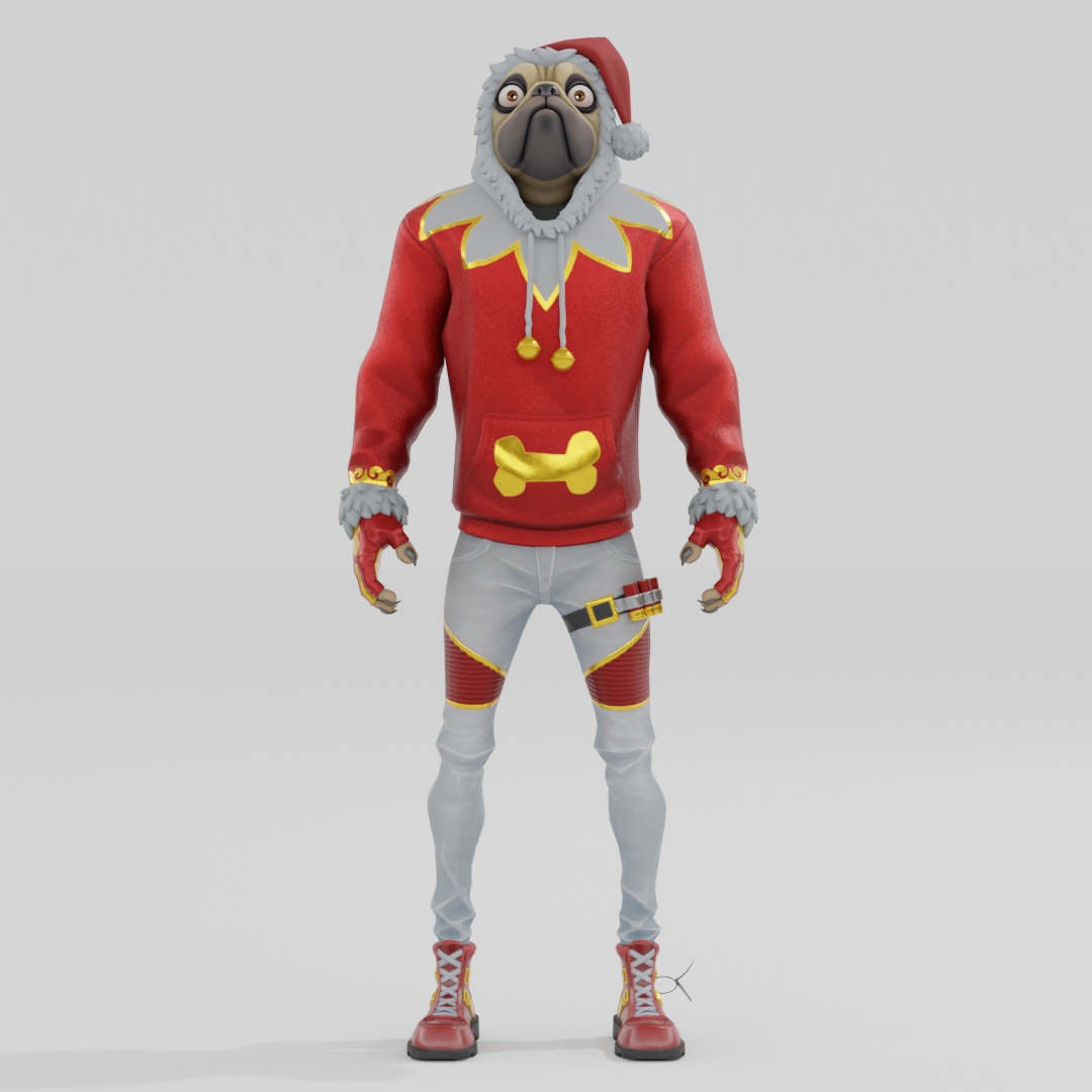 Fortnite dog costume store
