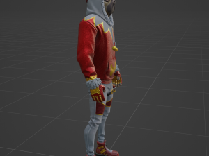 Festive Doggo - Fortnite Modelo 3D