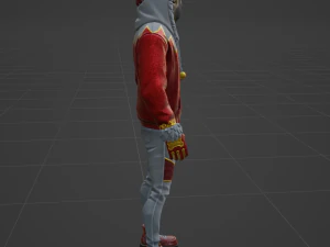 Festive Doggo - Fortnite 3D Model