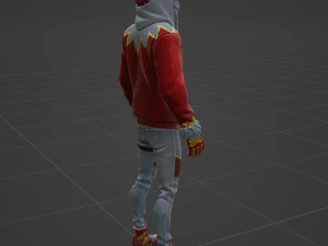 Festive Doggo - Fortnite 3D Model
