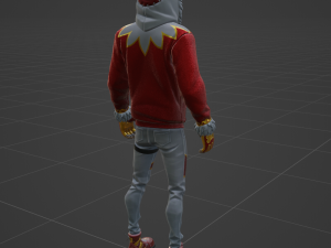 Festive Doggo - Fortnite Modelo 3D