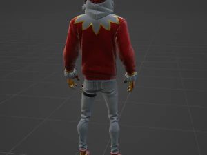 Festive Doggo - Fortnite 3D Model