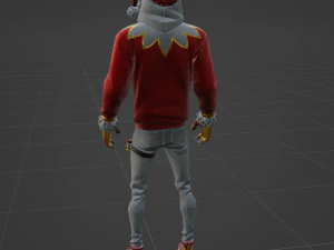 Festive Doggo - Fortnite 3D Model