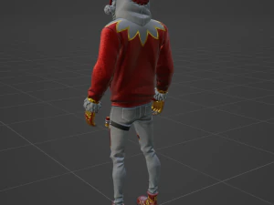 Festive Doggo - Fortnite 3D Model