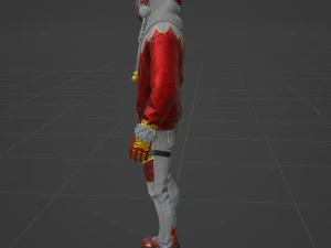 Festive Doggo - Fortnite 3D Model