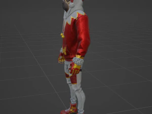 Festive Doggo - Fortnite 3D Model