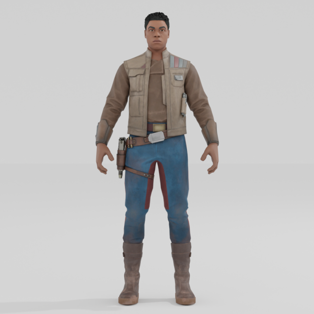 Finn - Fortnite Modèle 3D .c4d .max .obj .3ds .fbx .stl .blend