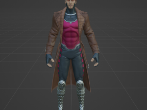 Gambit - Fortnite 3D Модель