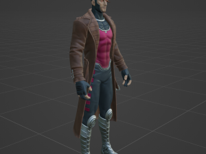 Gambit - Fortnite 3D Модель