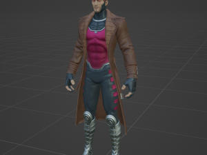 Gambit - Fortnite 3D Модель