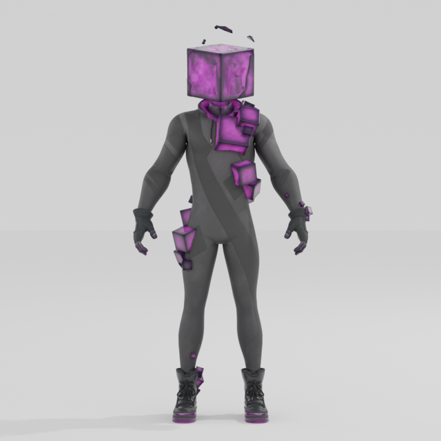 Geometrik - Fortnite Model 3D .c4d .max .obj .3ds .fbx .stl .blend 