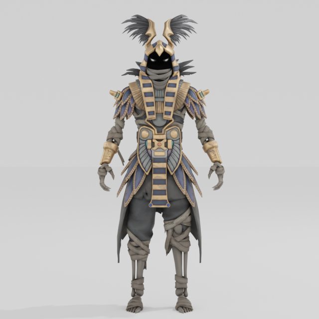 Graven - Fortnite Model 3D .c4d .max .obj .3ds .fbx .stl .blend 