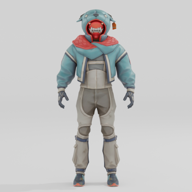 Growler - Fortnite 3D 모델 .c4d .max .obj .3ds .fbx .stl .blend 