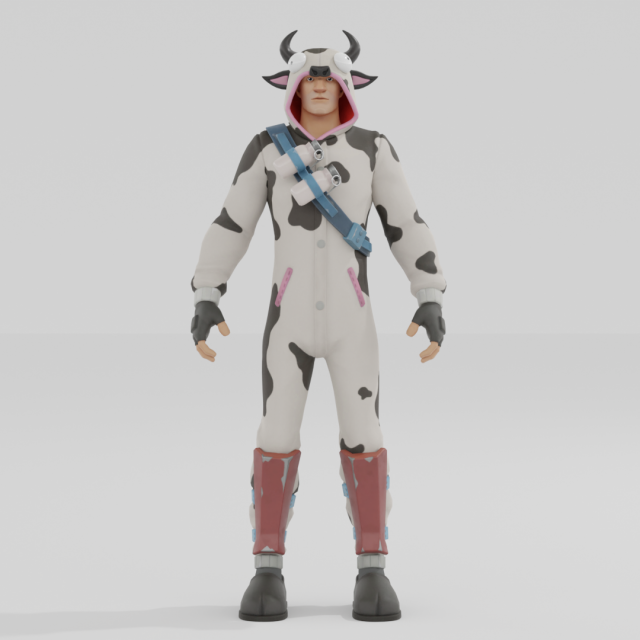 Guernsey - Fortnite Modèle 3D .c4d .max .obj .3ds .fbx .stl .blend 