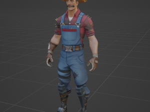 Hayseed - Fortnite 3D Model