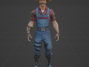 Hayseed - Fortnite 3D Model