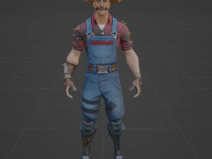 Hayseed - Fortnite 3D Model