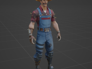 Hayseed - Fortnite 3D Model