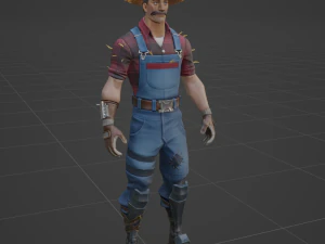 Hayseed - Fortnite 3D Model