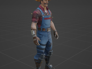 Hayseed - Fortnite 3D Model