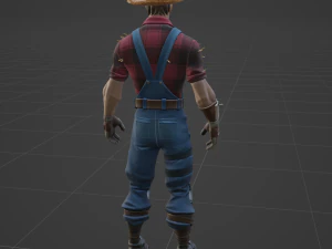 Hayseed - Fortnite 3D Model
