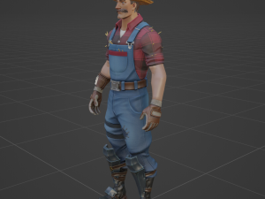 Hayseed - Fortnite 3D Model