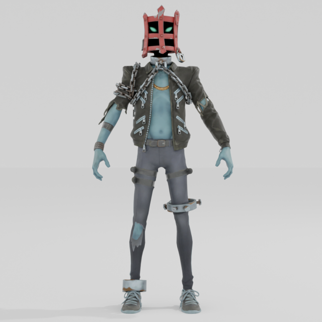 Headlock - Fortnite Modello 3D .c4d .max .obj .3ds .fbx .stl .blend