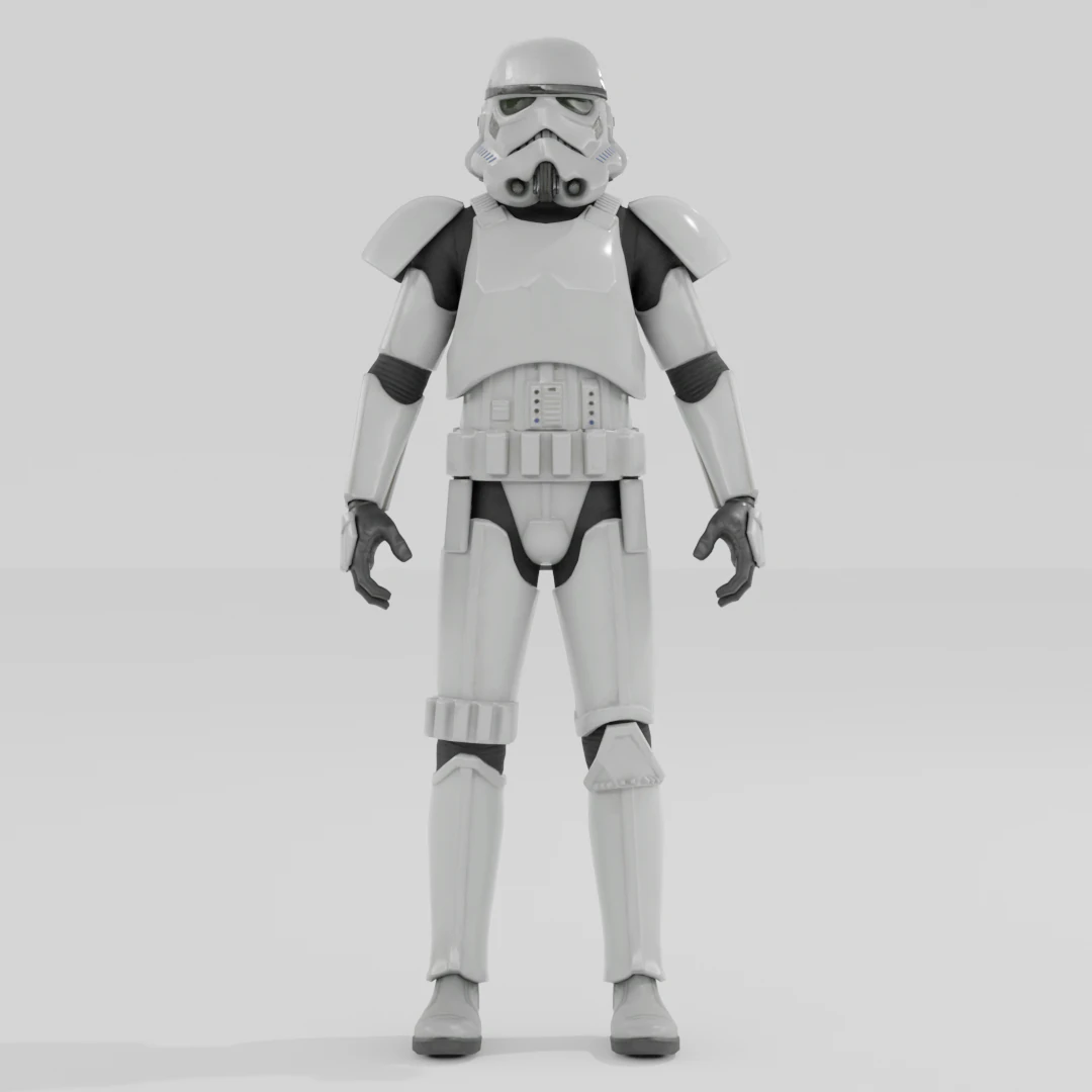 Soldado de asalto imperial - Fortnite Modelo 3D .c4d .max .obj .3ds .fbx .stl .blend 