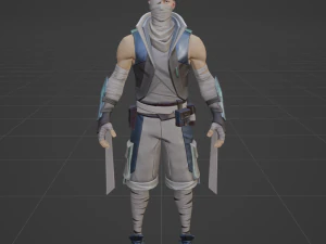 Kenji - Fortnite 3D Model