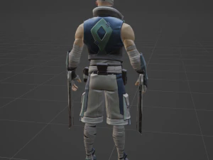 Kenji - Fortnite 3D Model