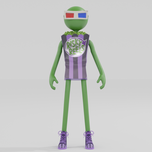 Kernel Poppy - Fortnite Modelo 3D .c4d .max .obj .3ds .fbx .stl .blend 