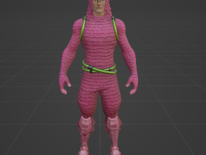 King Flamingo - Fortnite Modello 3D