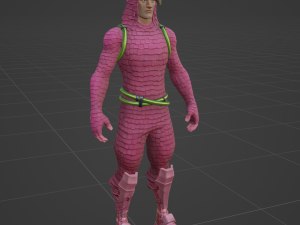 King Flamingo - Fortnite Modello 3D