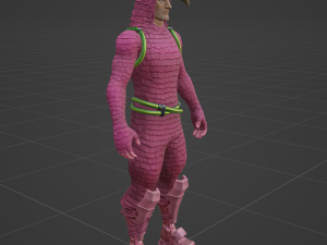 King Flamingo - Fortnite Modello 3D
