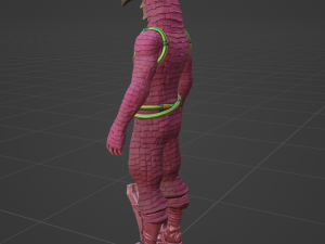 King Flamingo - Fortnite Modello 3D