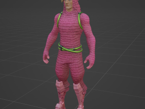 King Flamingo - Fortnite Modello 3D