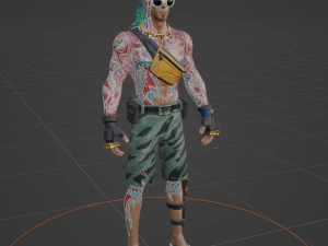 King Krab - Fortnite 3D Model