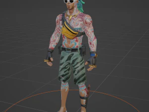 King Krab - Fortnite 3D Model