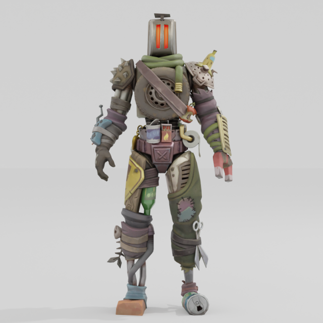 Kitbash - Fortnite Modelo 3D .c4d .max .obj .3ds .fbx .stl .blend 
